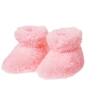 Gymboree Pink Fuzzy Slippers Booties Baby Girl